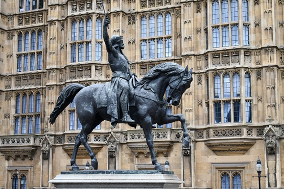 London, Statue of the legendary King Richard